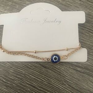 Gold Evil Eye Bracelet